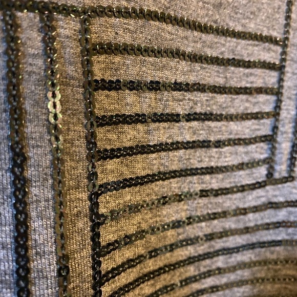 MEXX sequinned top, grey relaxed fit - Picture 3 of 5